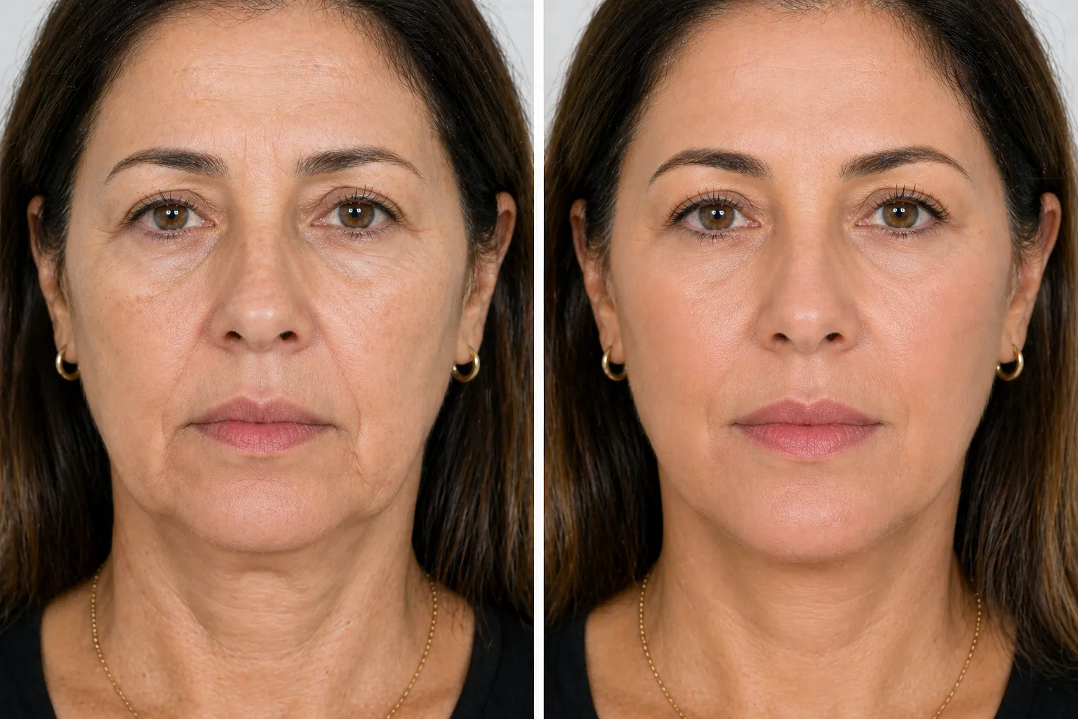 Antes e depois de tratamento para Flacidez — VIP Biomedicina