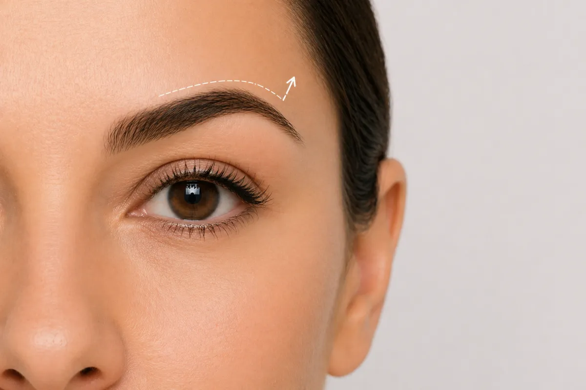 Lifting de sobrancelha com Botox